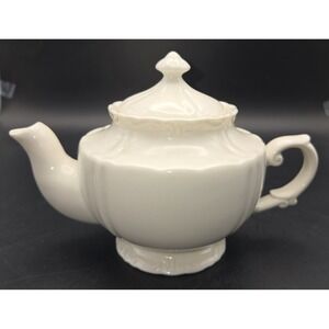 Vintage Porcelain Teapot,  Peppertree Tabletops  Small 5" Tall With Lid...